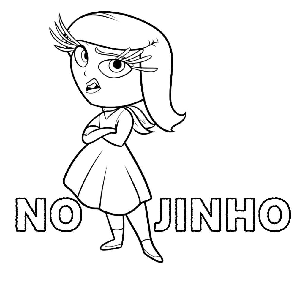 desenhos para colorir do Medo