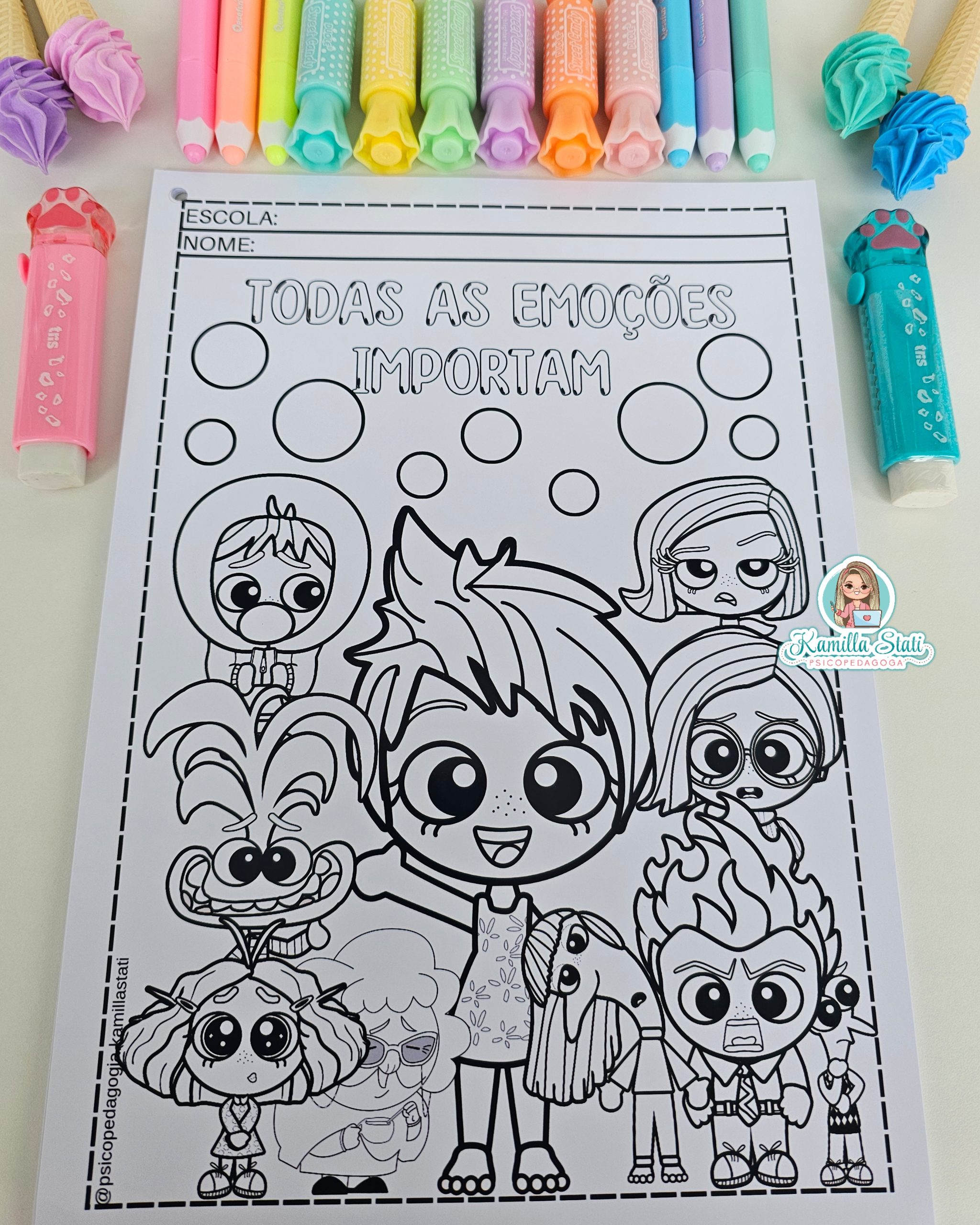 desenhos para colorir da Raiva
