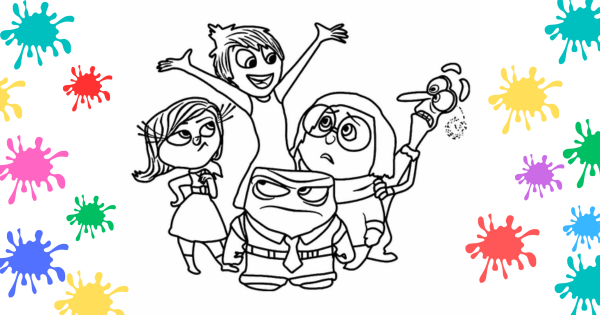 atividades com desenhos de divertida mente