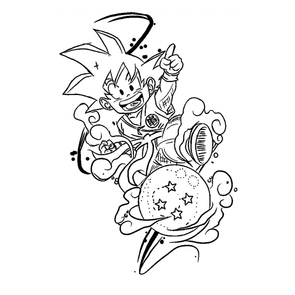 atividade infantil dragon ball