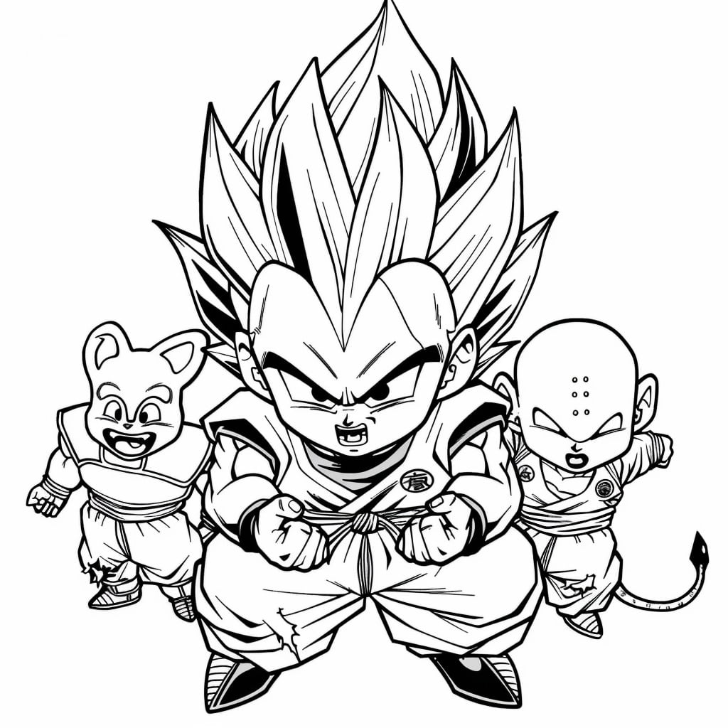 atividade infantil dragon ball