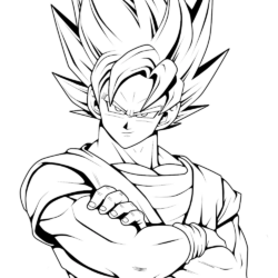 dragon ball super para colorir