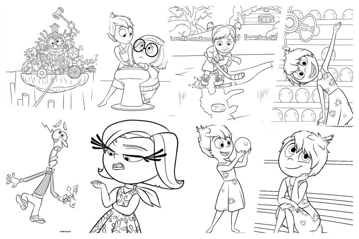 elementos básicos arte para colorir
