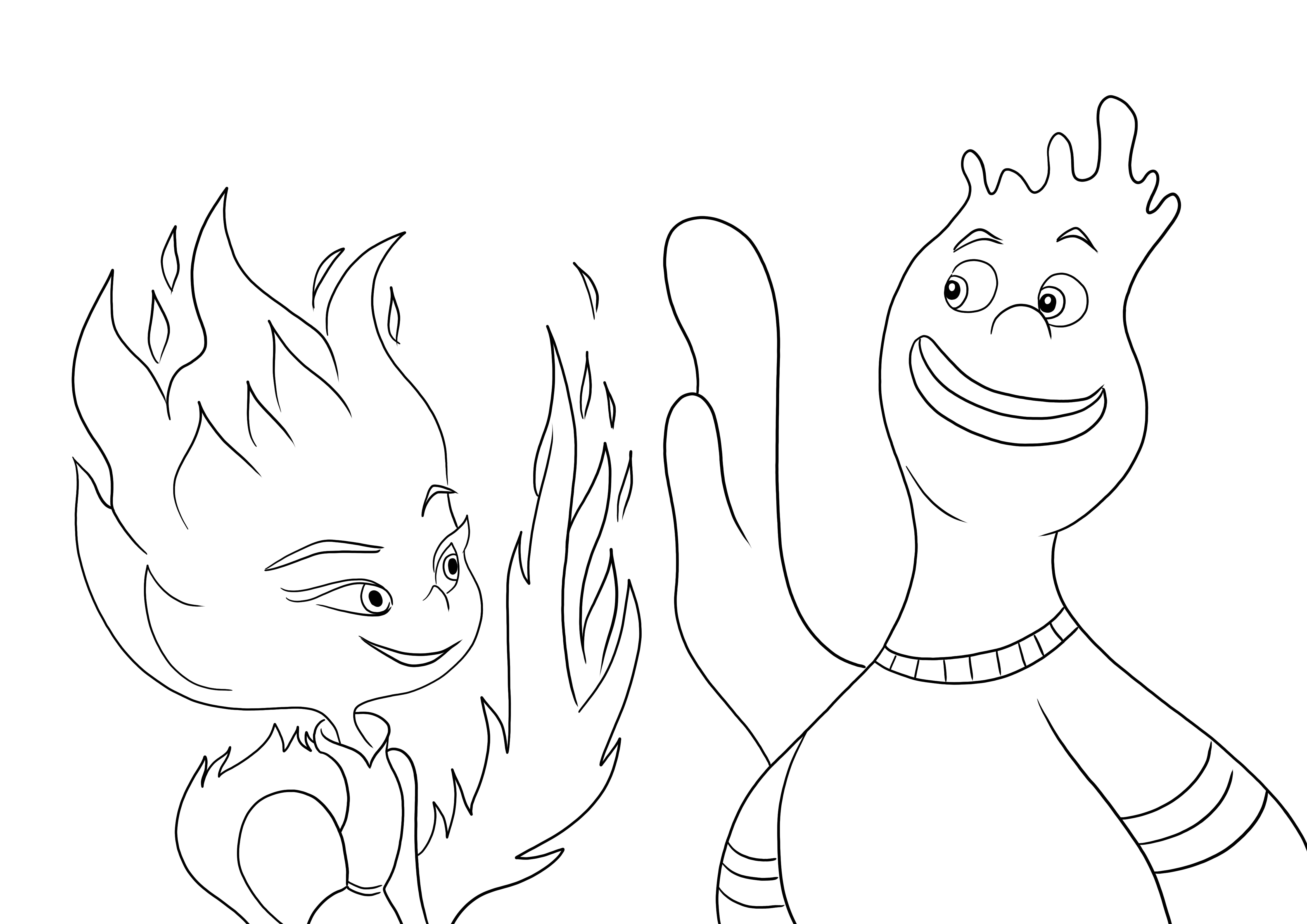 desenhos de elementos para imprimir