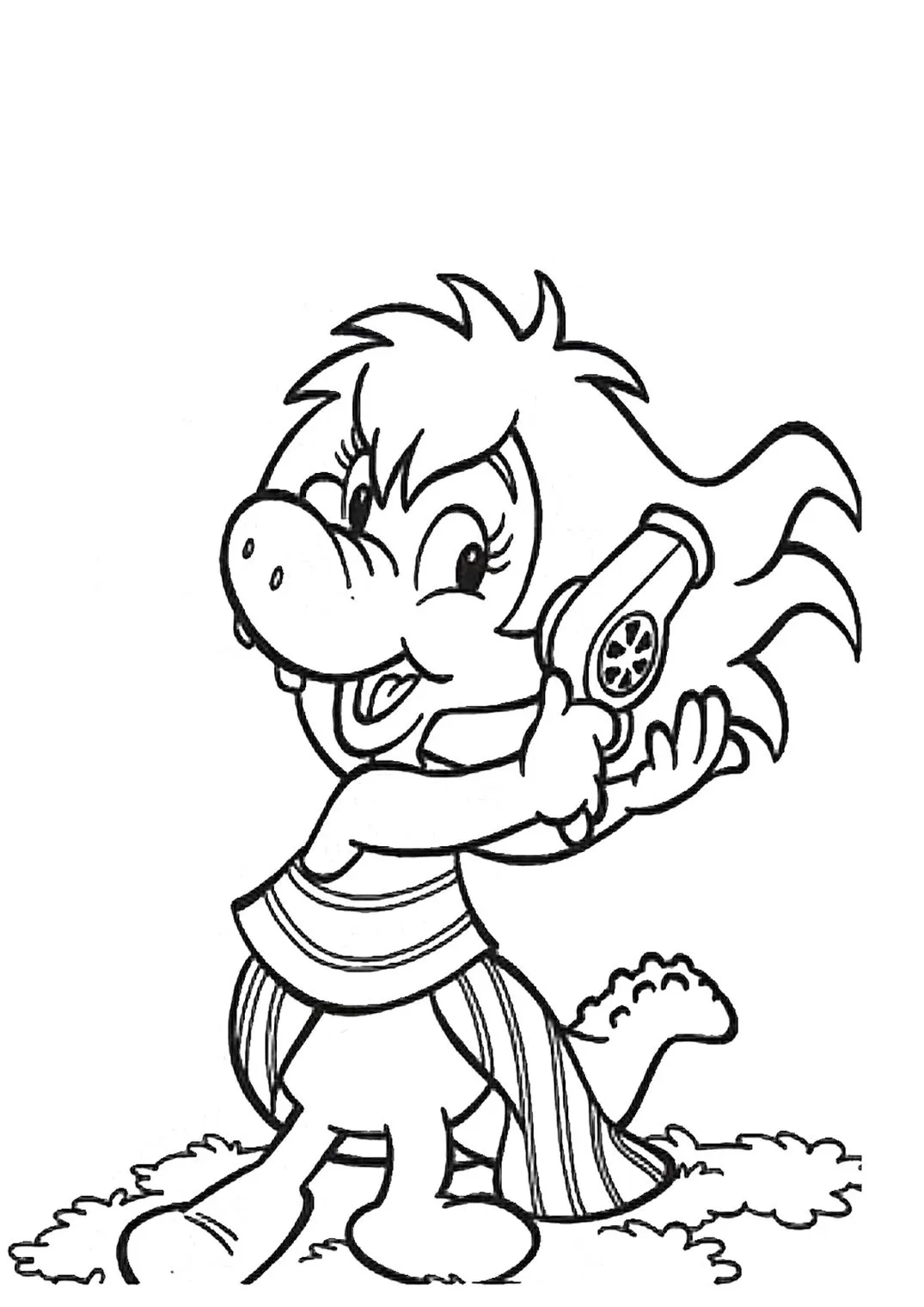 emília desenho para pintar