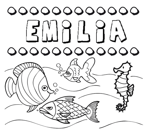 emília para colorir online