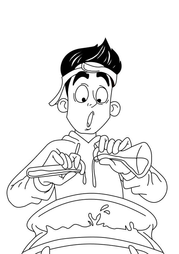 personagens Enaldinho para colorir