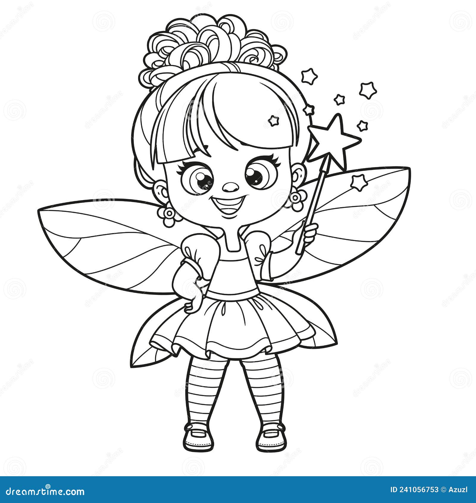 tinkerbell para colorir