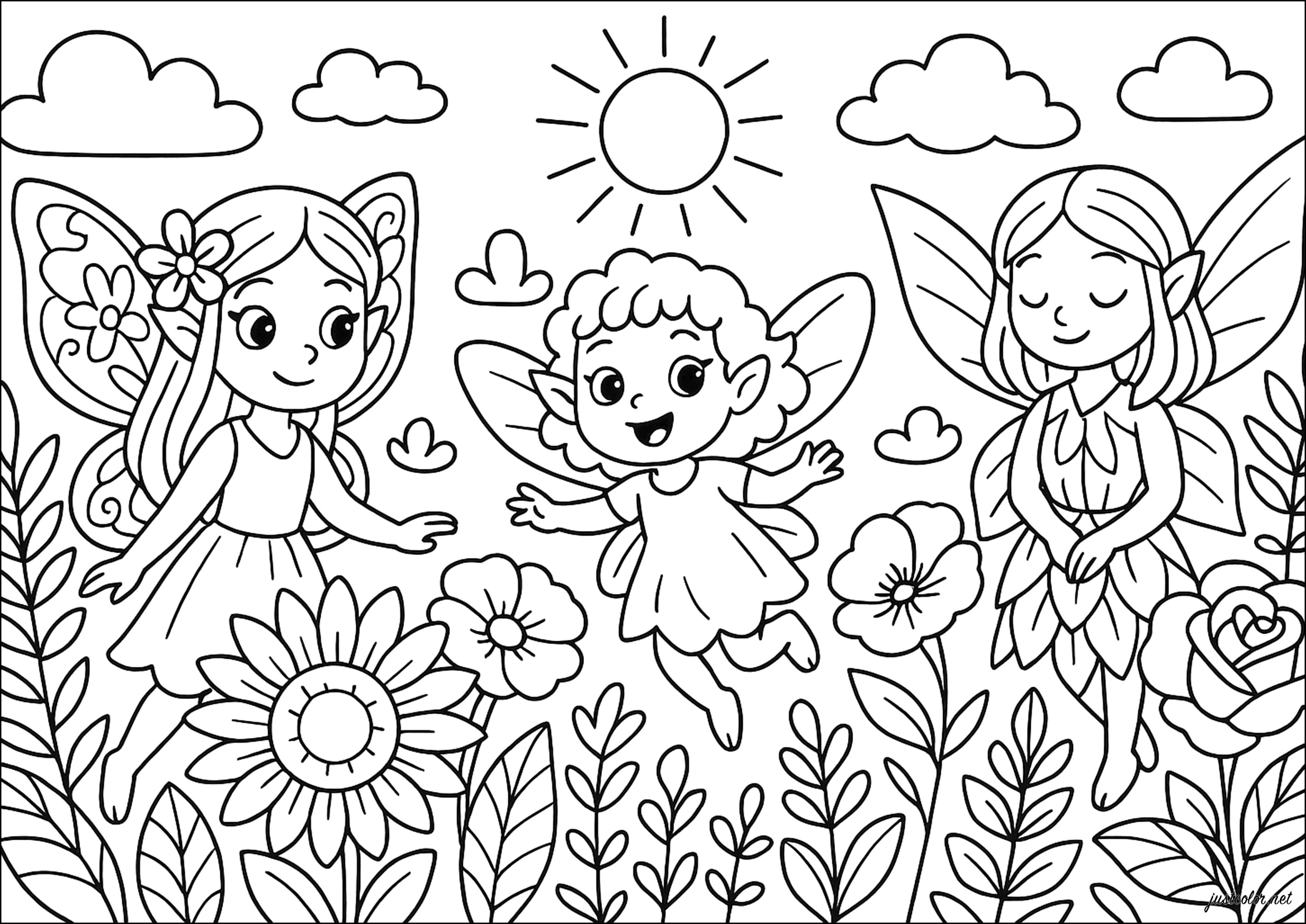 fada desenho em pdf