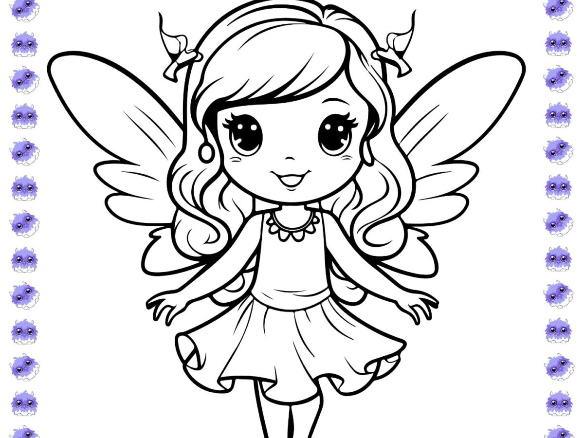 tinkerbell para colorir