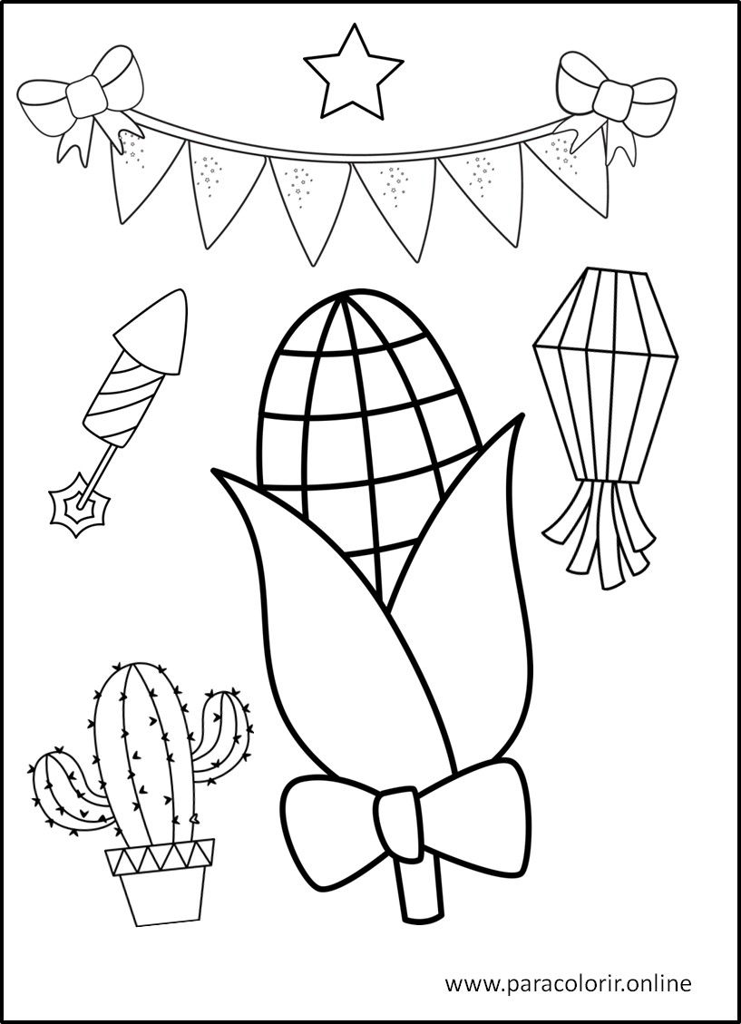 ilustrações festa junina para crianças