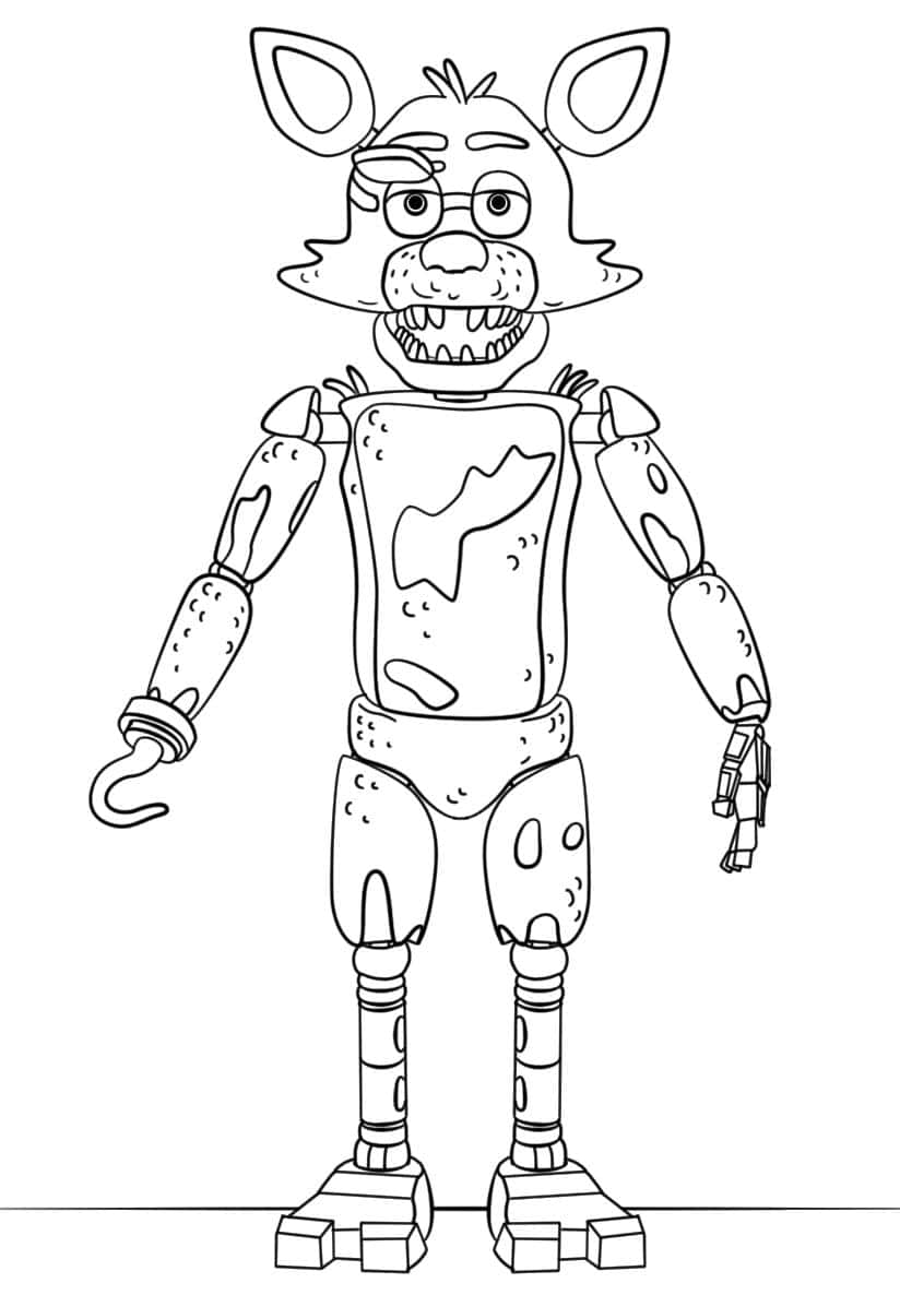 fnaf desenhos para imprimir