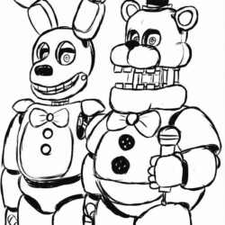 fnaf coloring pages printable