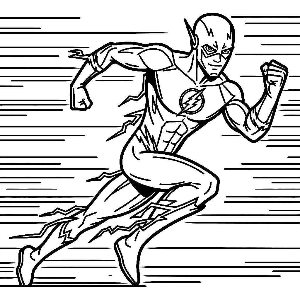 desenhos do flash para colorir grátis