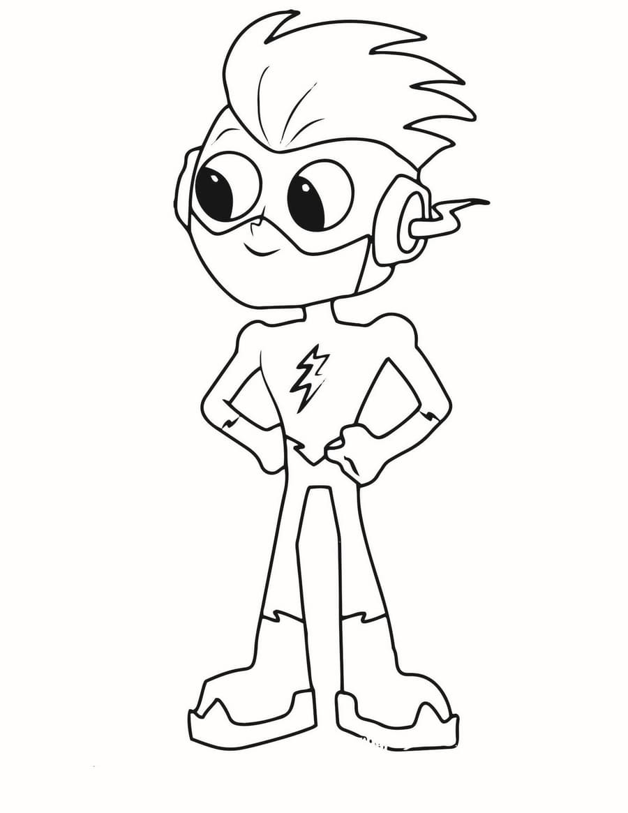 flash desenho animado para colorir