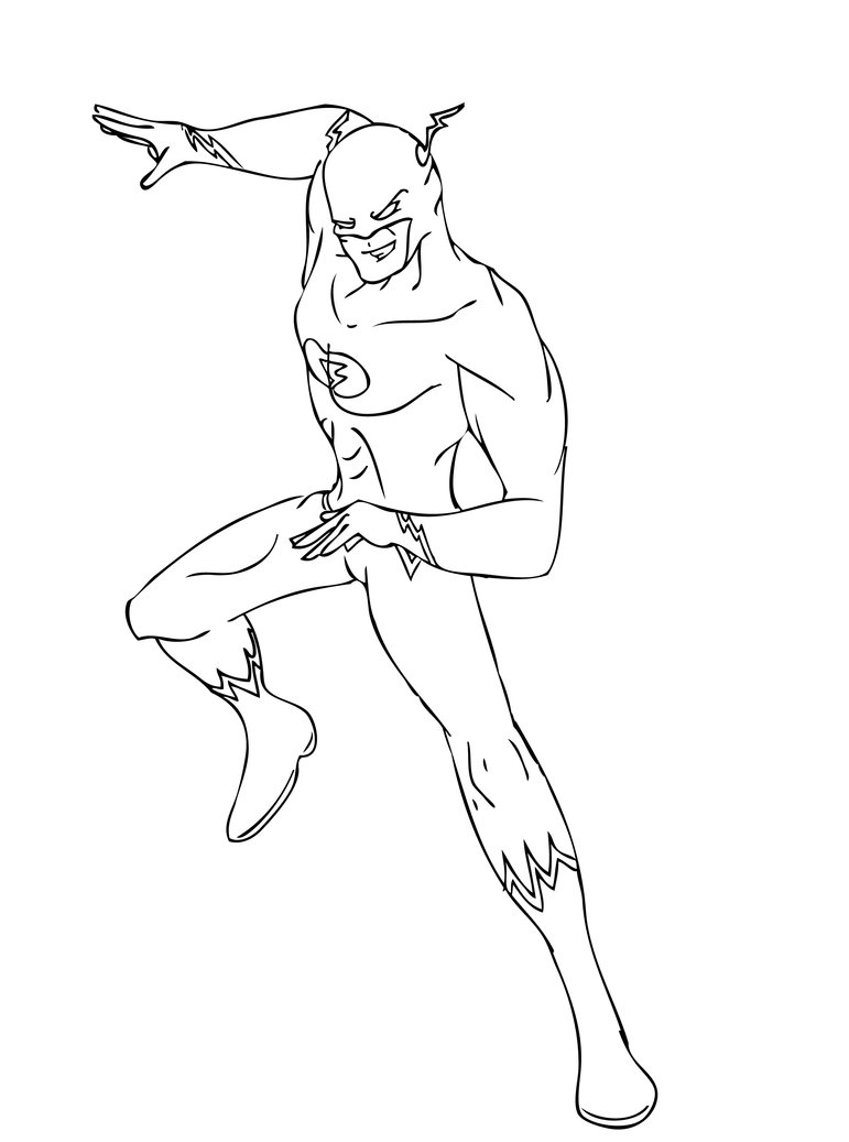 desenho do flash para pintar