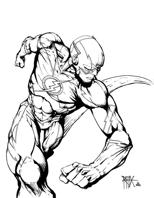 flash para colorir pdf