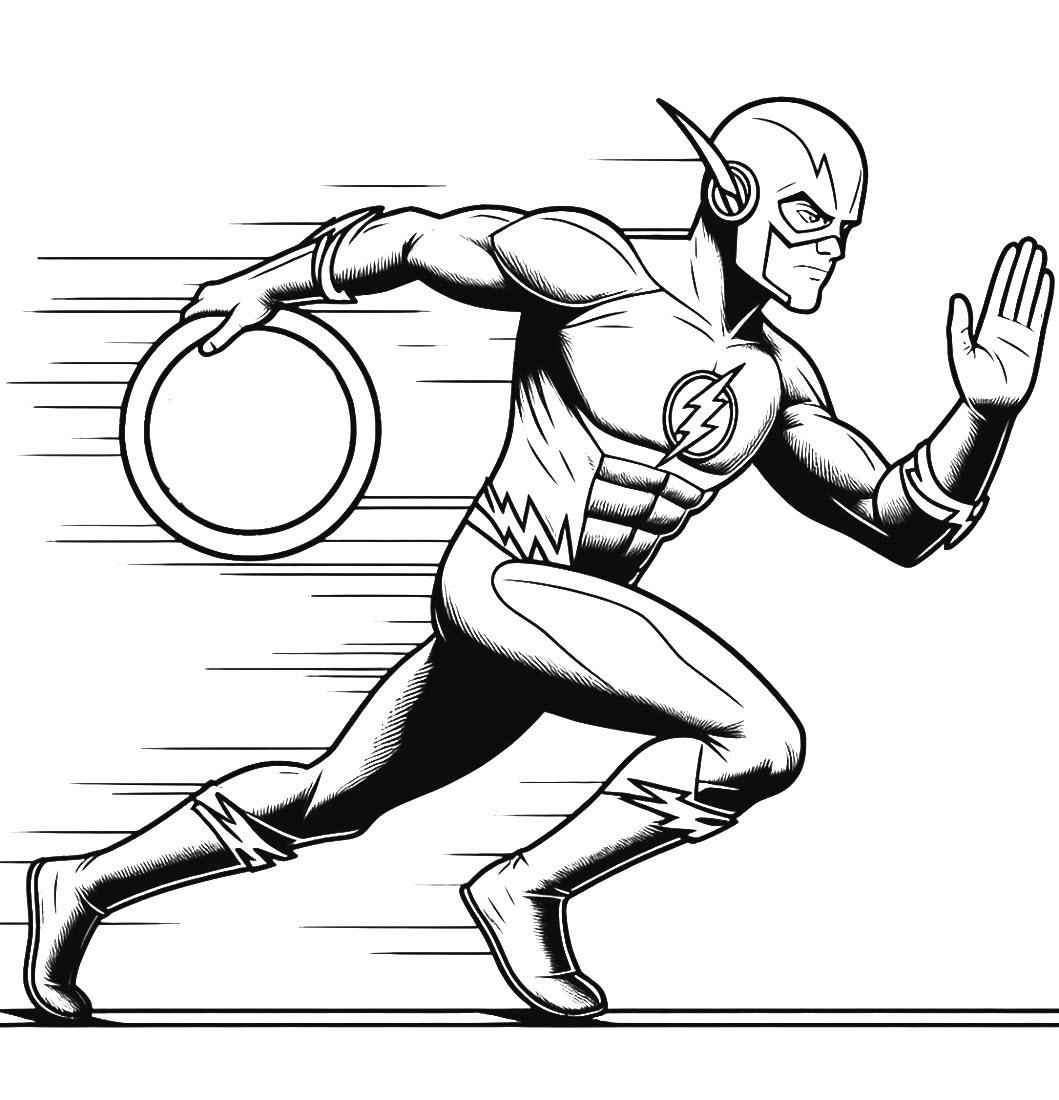 flash desenho animado para colorir
