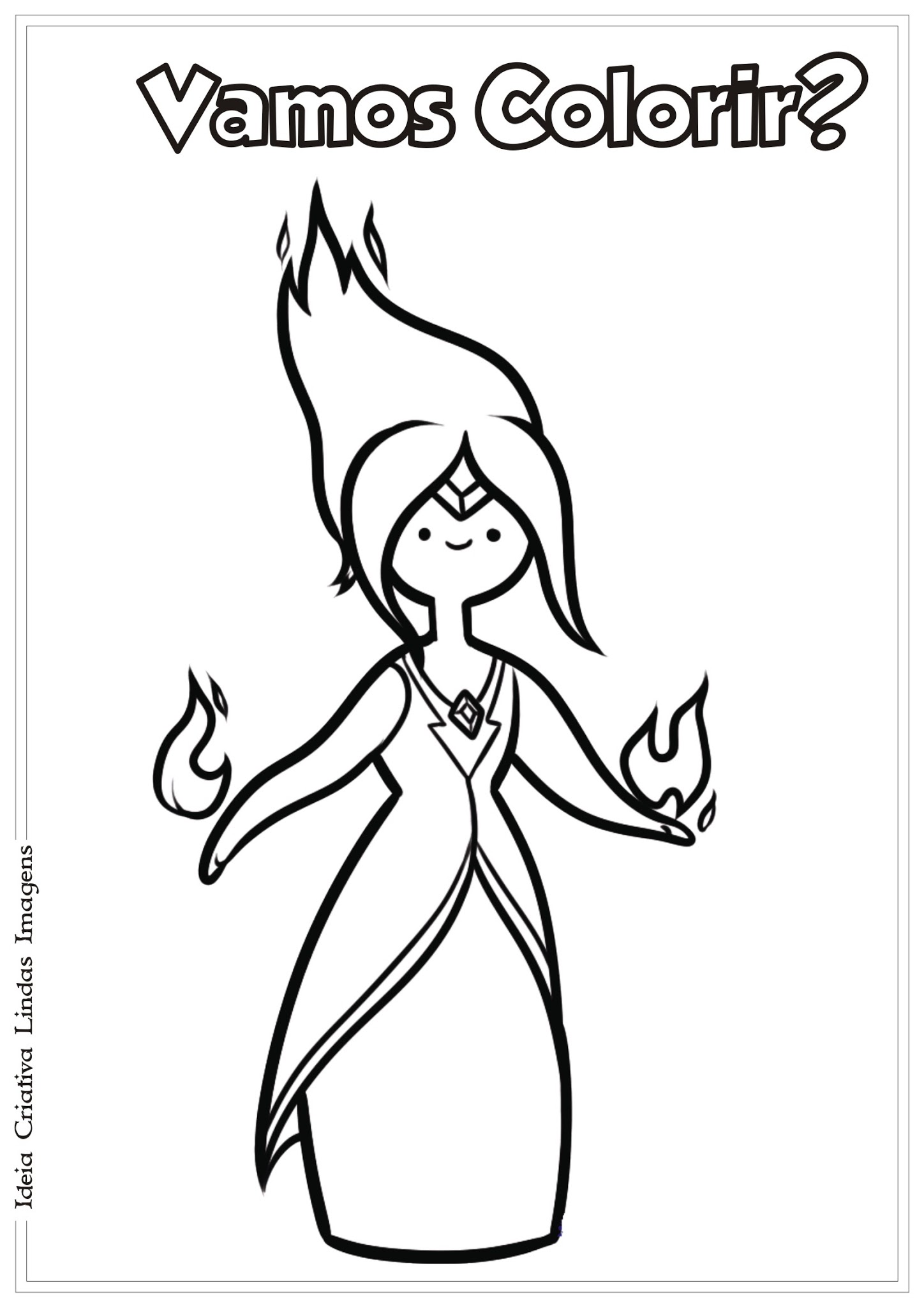 desenho de fogo simples