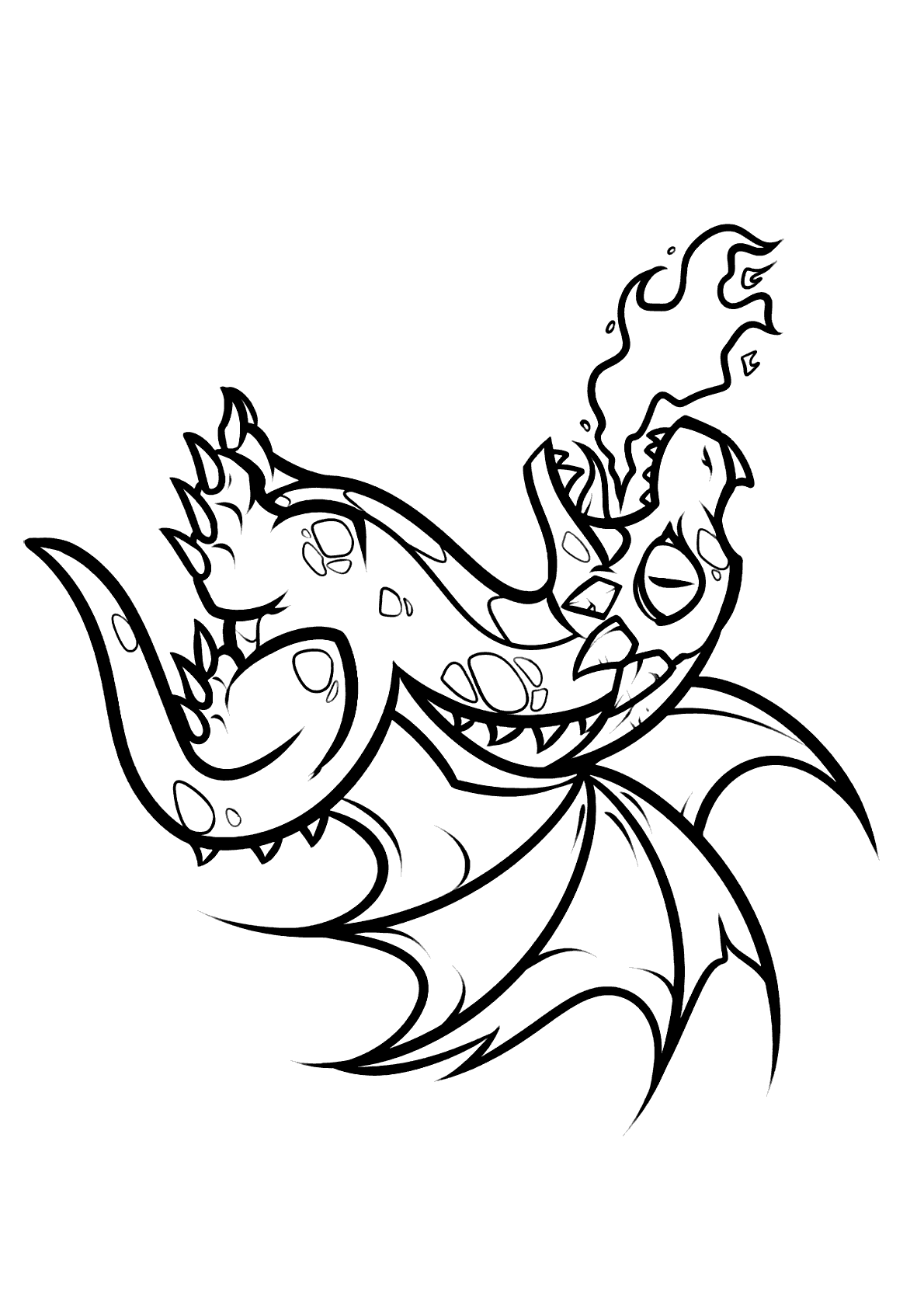 desenho de fogo em vetor