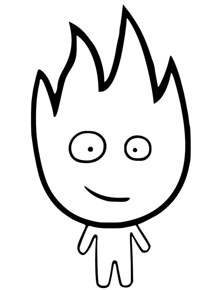desenho de fogo e bombeiro