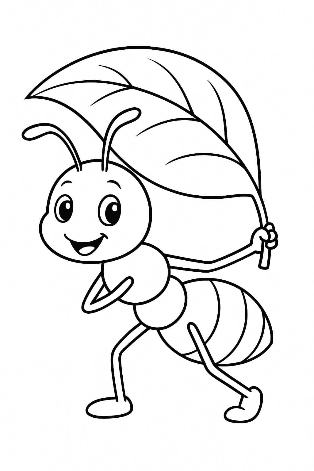desenho de formiga para pintar