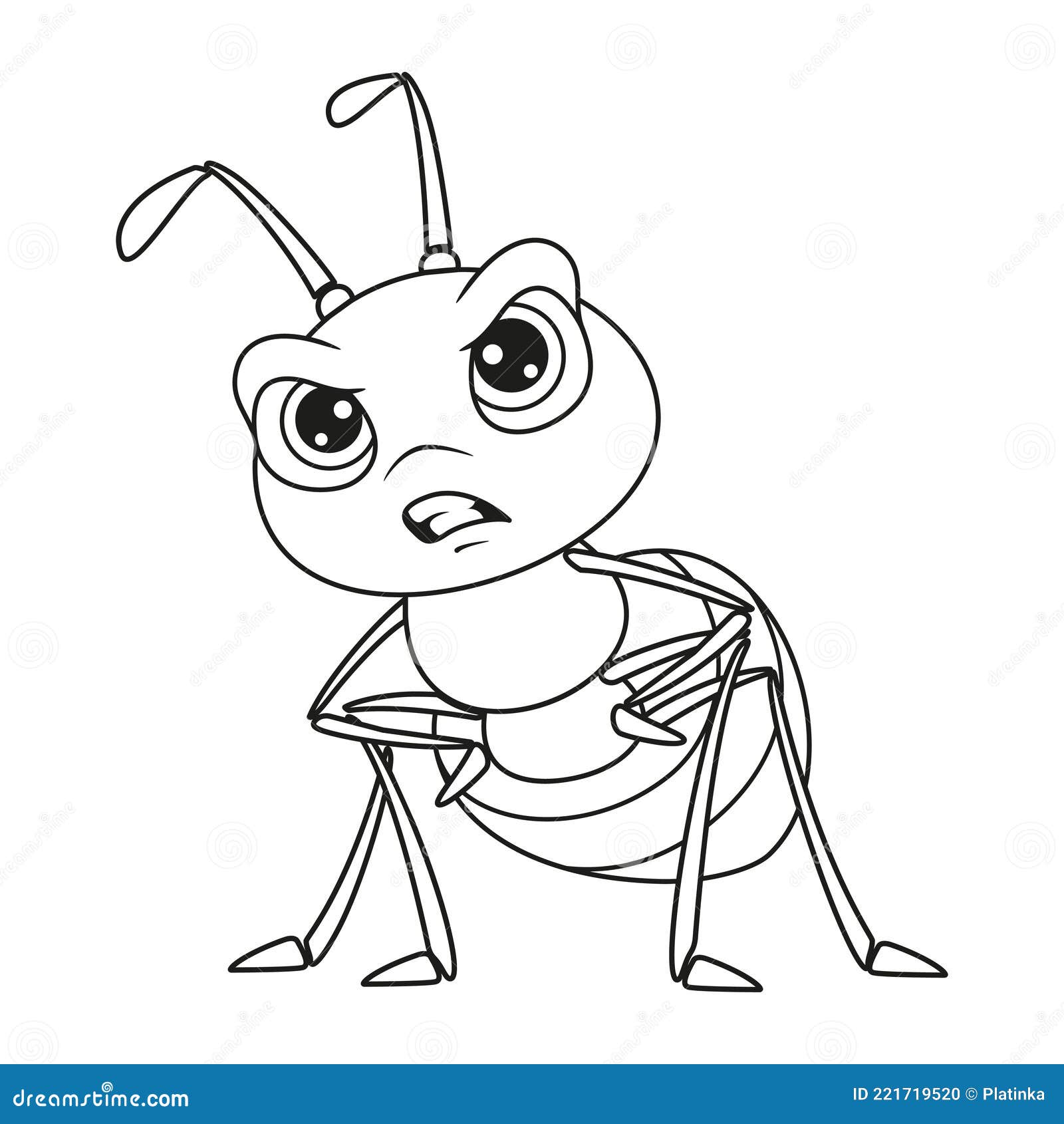 desenho de formiga para pintar