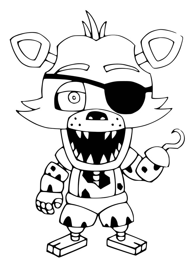 Foxy assustador