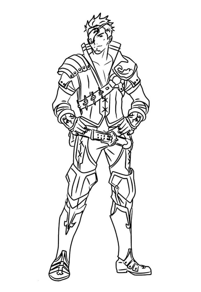 desenhos de Free Fire para colorir Pets (Panda, Shibu)