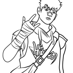desenhos de Free Fire para colorir armas