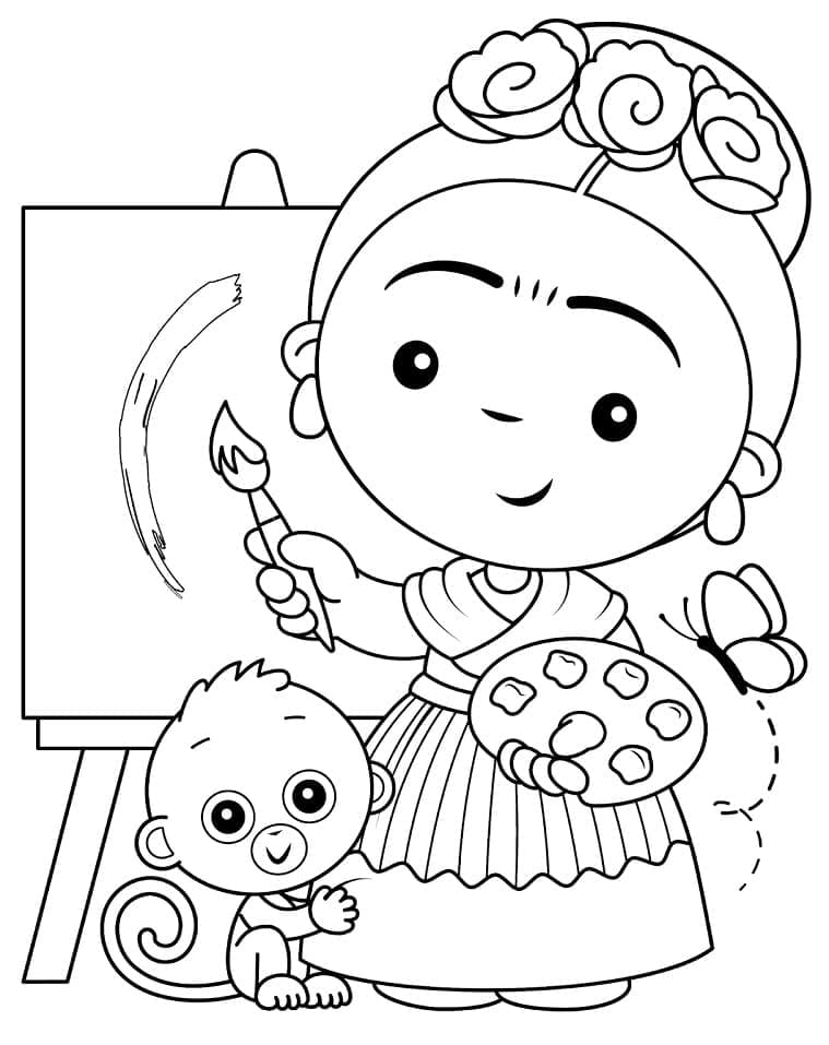 livro de colorir frida kahlo pdf
