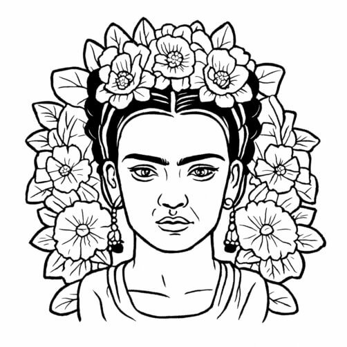frida kahlo cores para pintar