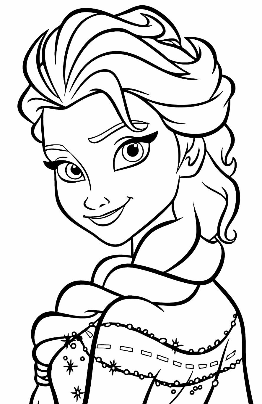 desenhos da frozen para imprimir
