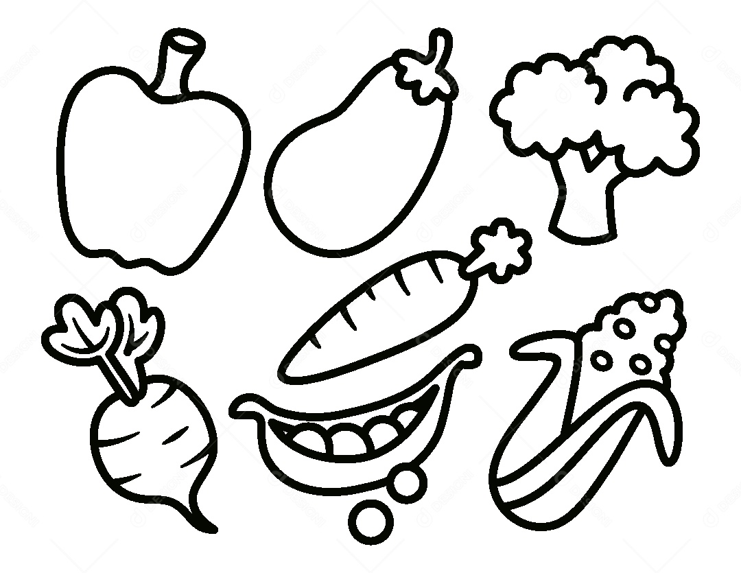riscos de frutas para pintura