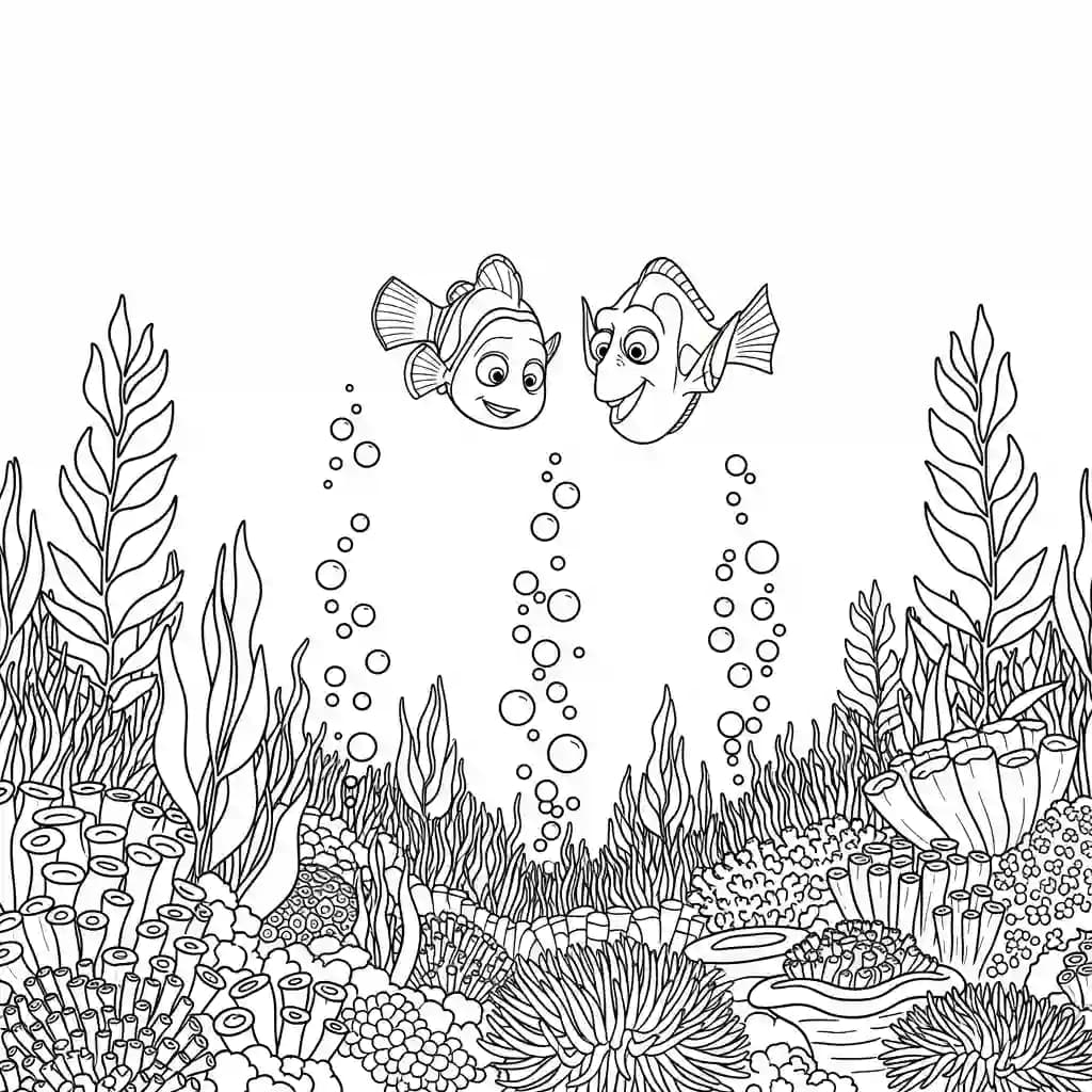 desenhos fundo do mar para adultos
