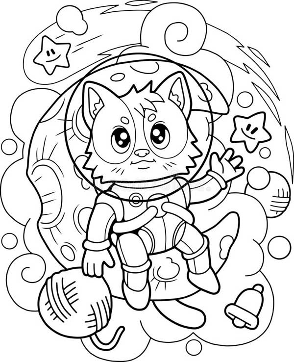 pintar gato galáctico