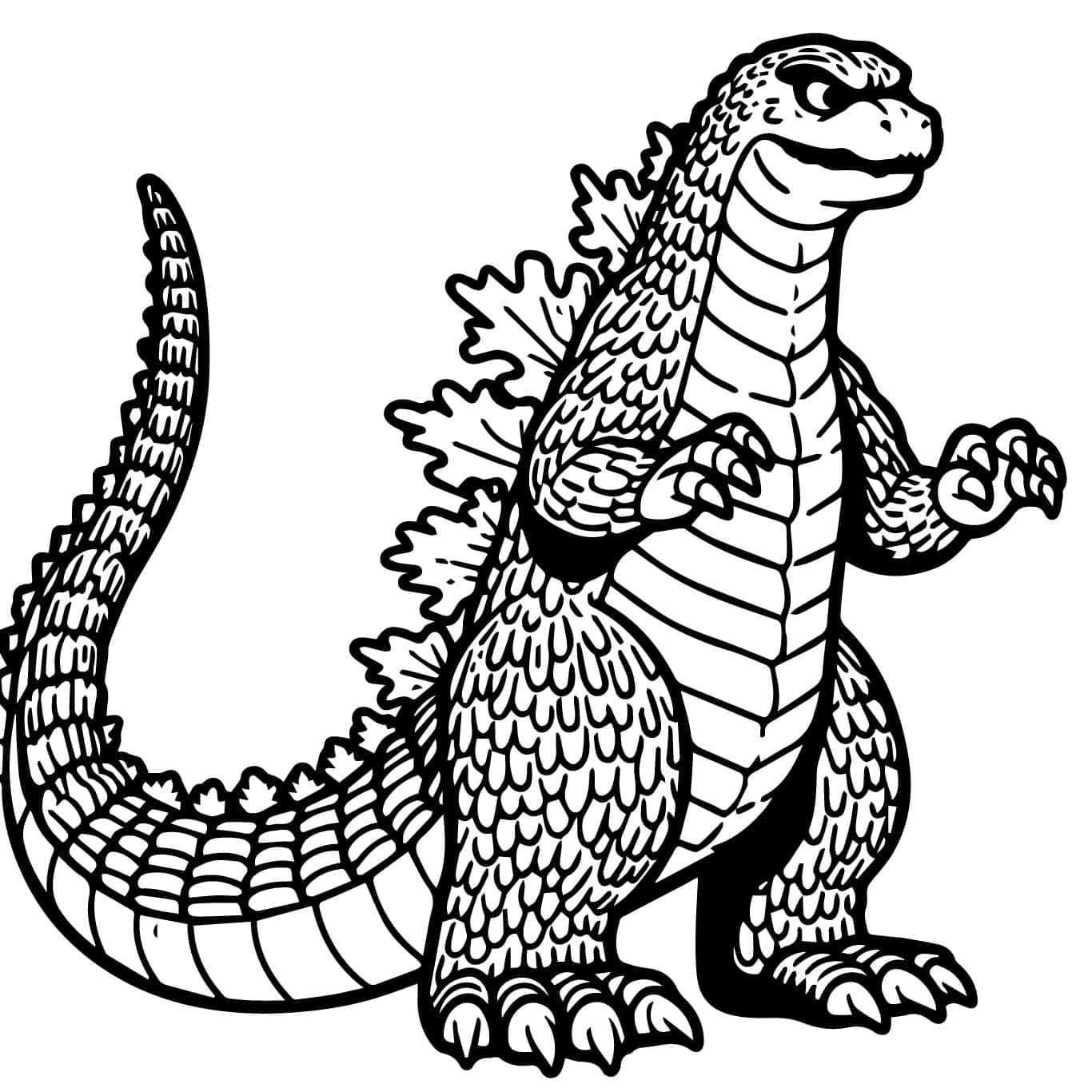 Rei Ghidorah para colorir