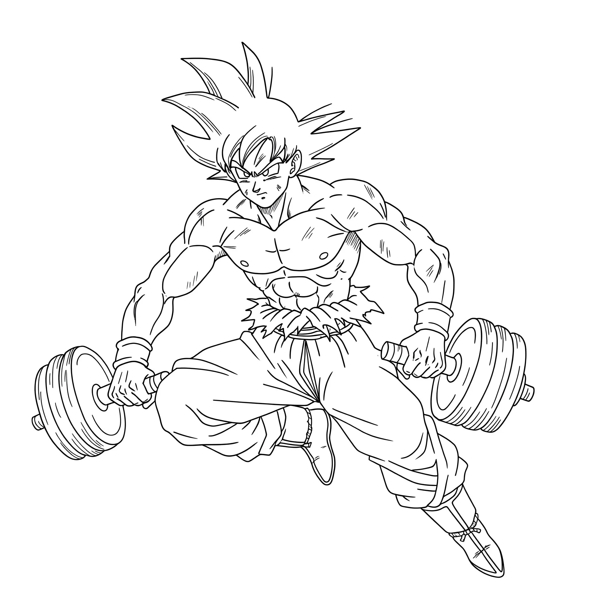 desenhos do goku para imprimir