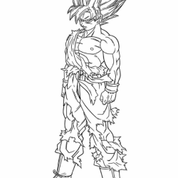 goku vs freeza para colorir