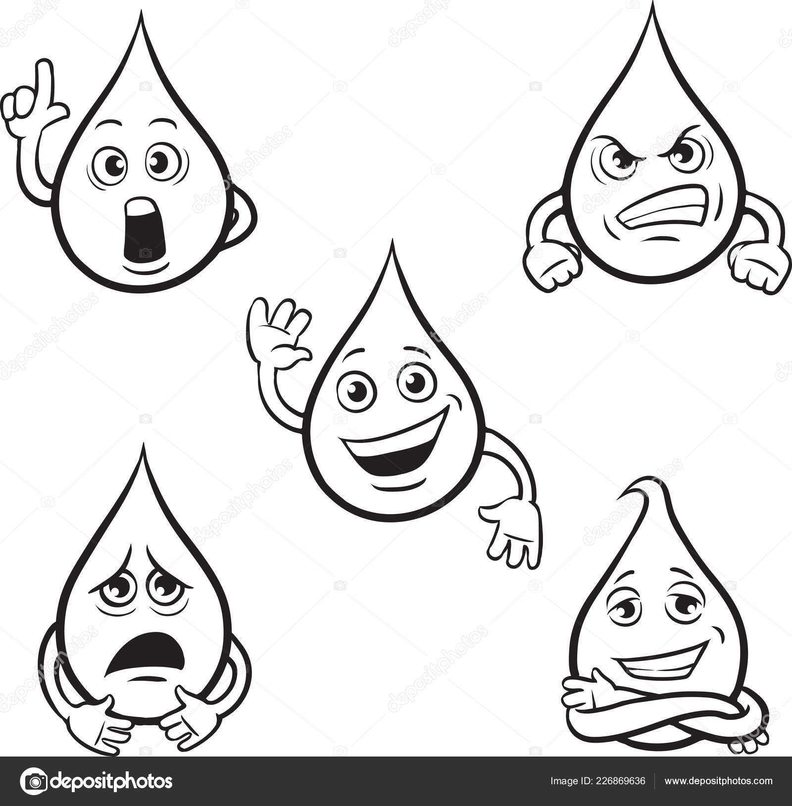 como desenhar gota de água realista