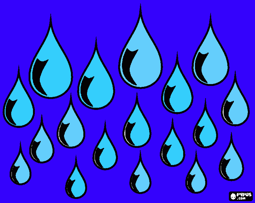 desenho de gota d