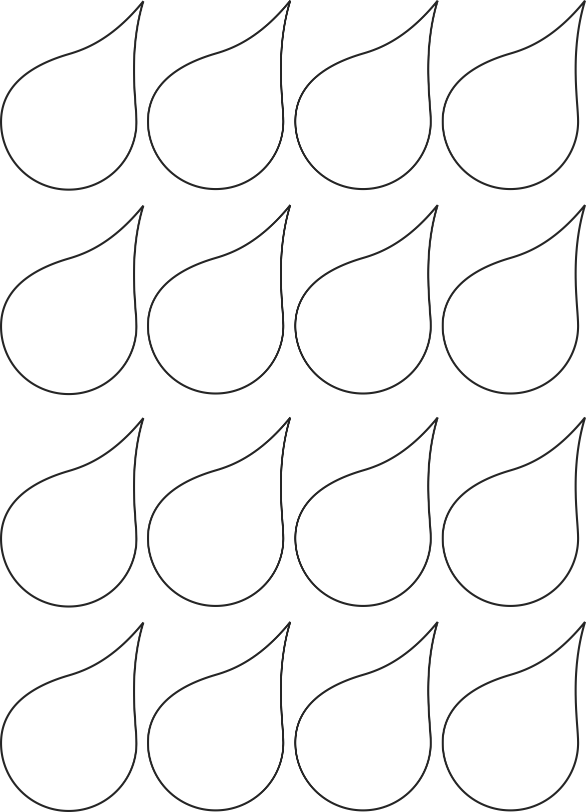 desenho de gota d