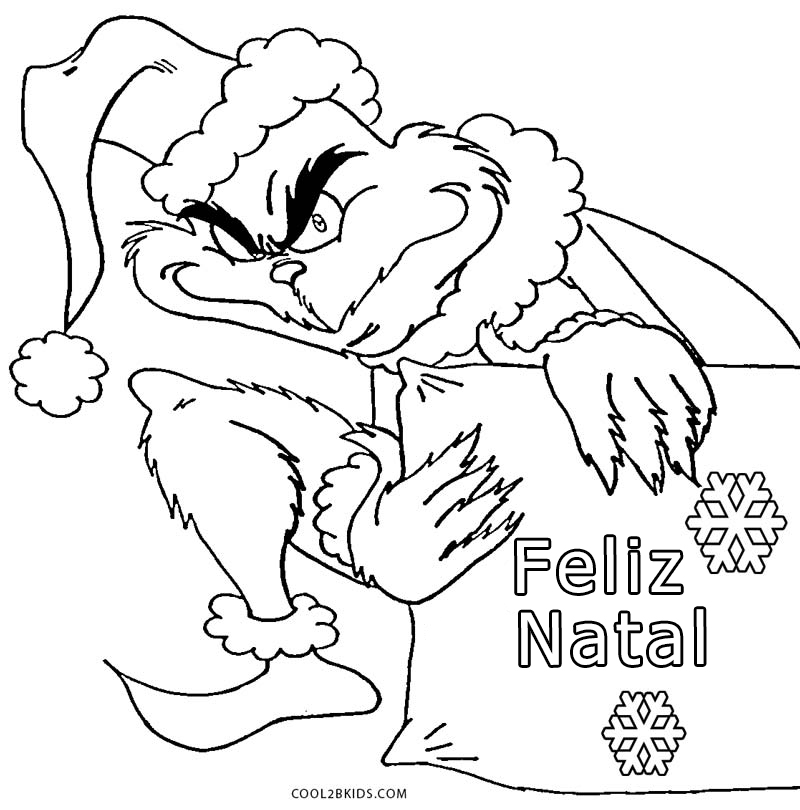 grinch para pintar