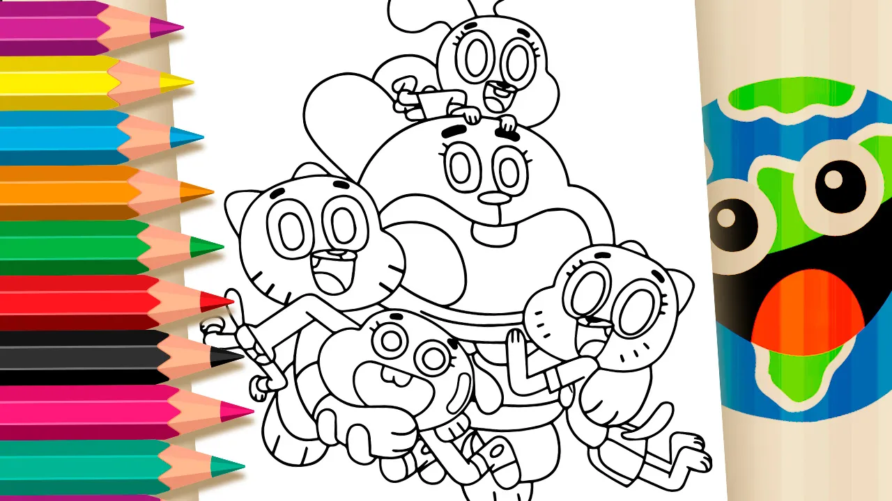 gumball e darwin desenhos