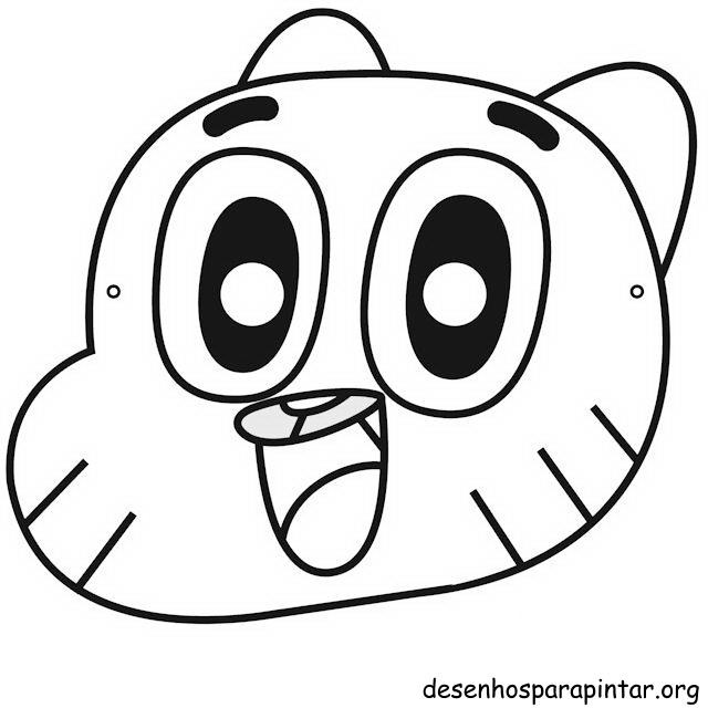 pintar personagens gumball