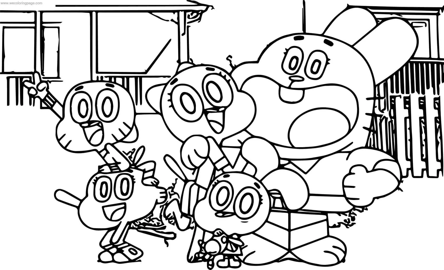 darwin watterson colorir