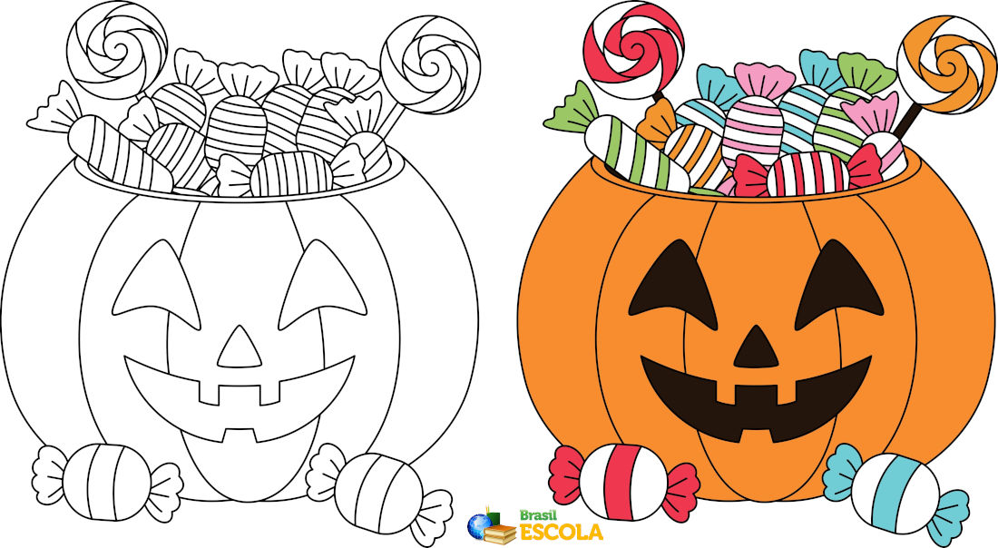 desenhos de fantasmas para colorir halloween