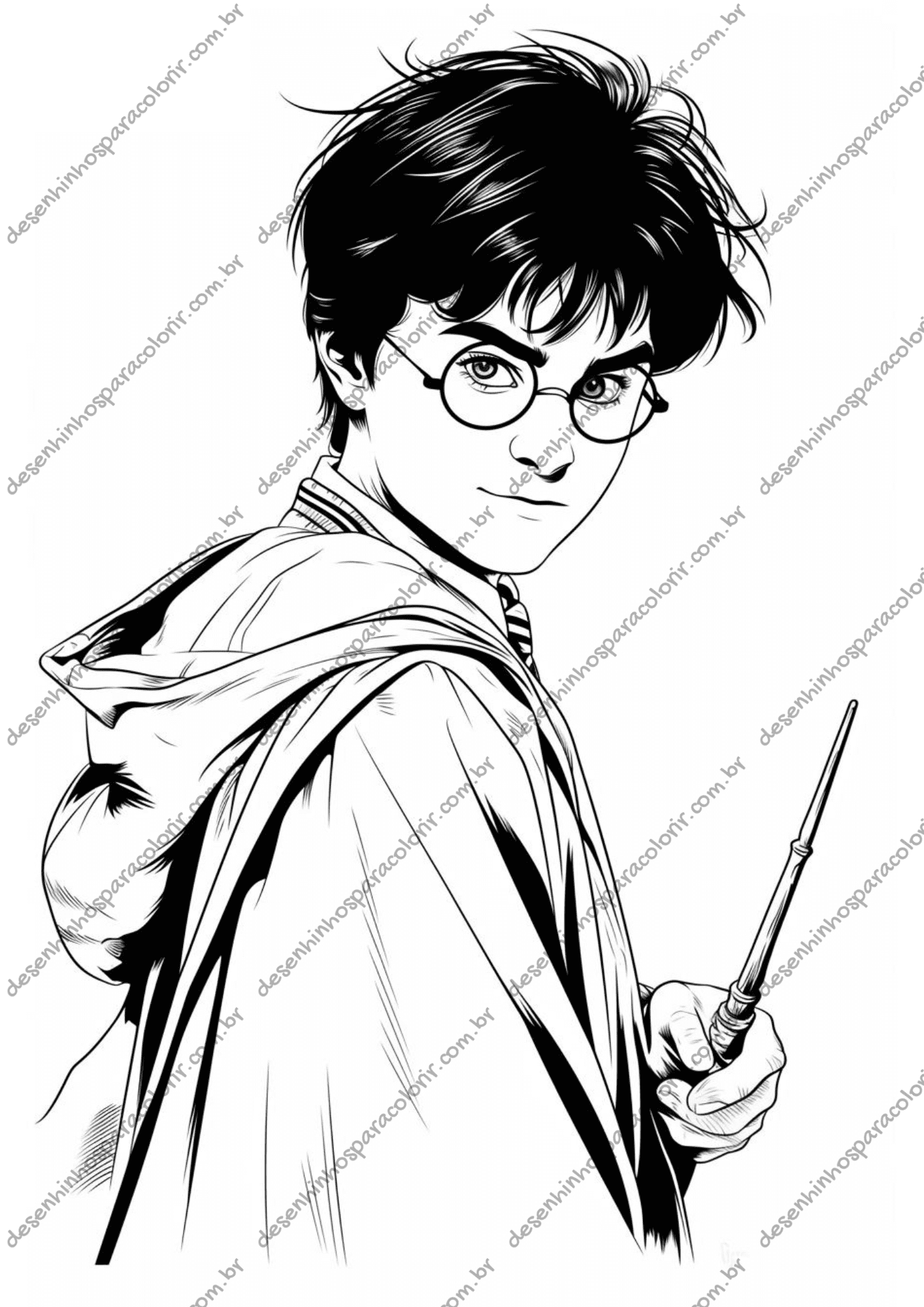 desenhos harry potter para imprimir