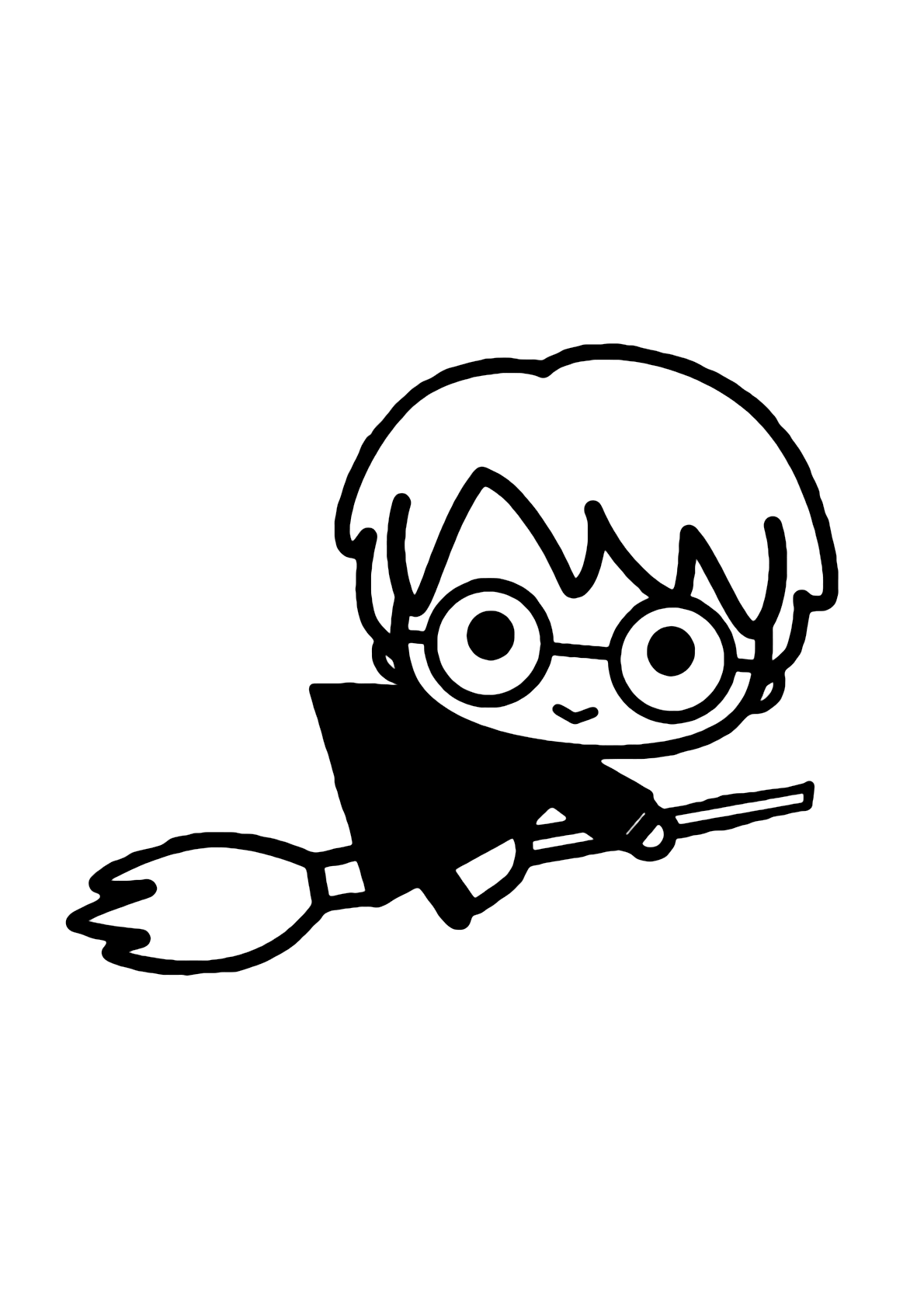harry potter para pintar