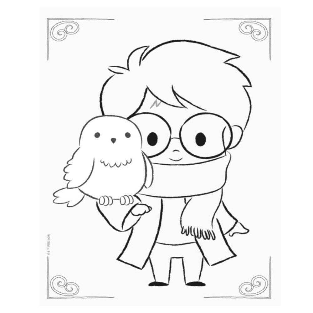 desenhos chibi harry potter